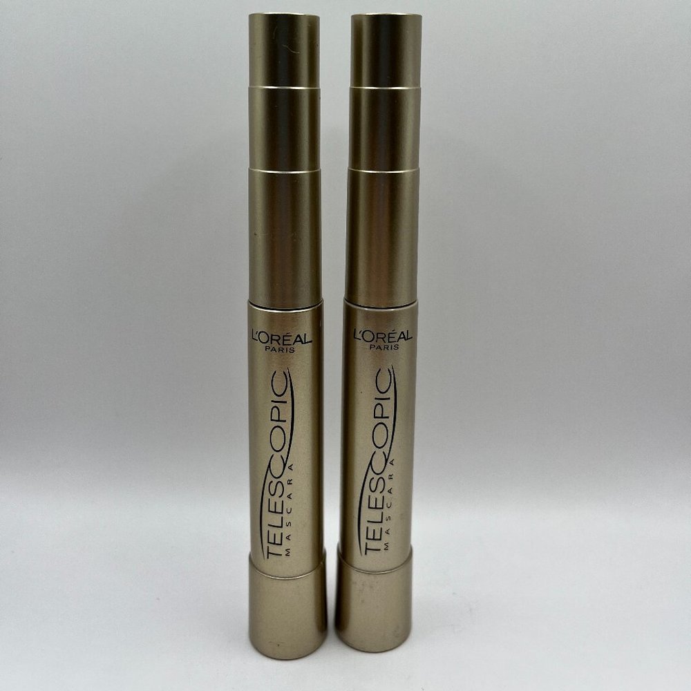 L'Oréal Paris Telescopic Original Mascara - Blackest Black, 0.27 fl oz - 2 Pack